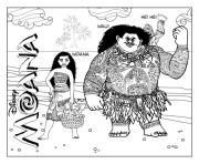 Moana and Maui disney 